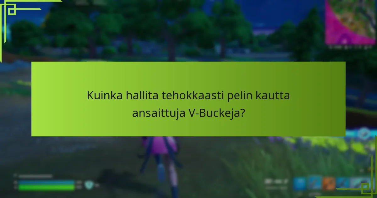 Mitkä haasteet palkitsevat V-Buckeilla Fortnite-pelissä?