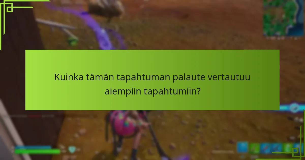 Kuinka kehittäjät vastasivat yhteisön palautteeseen?