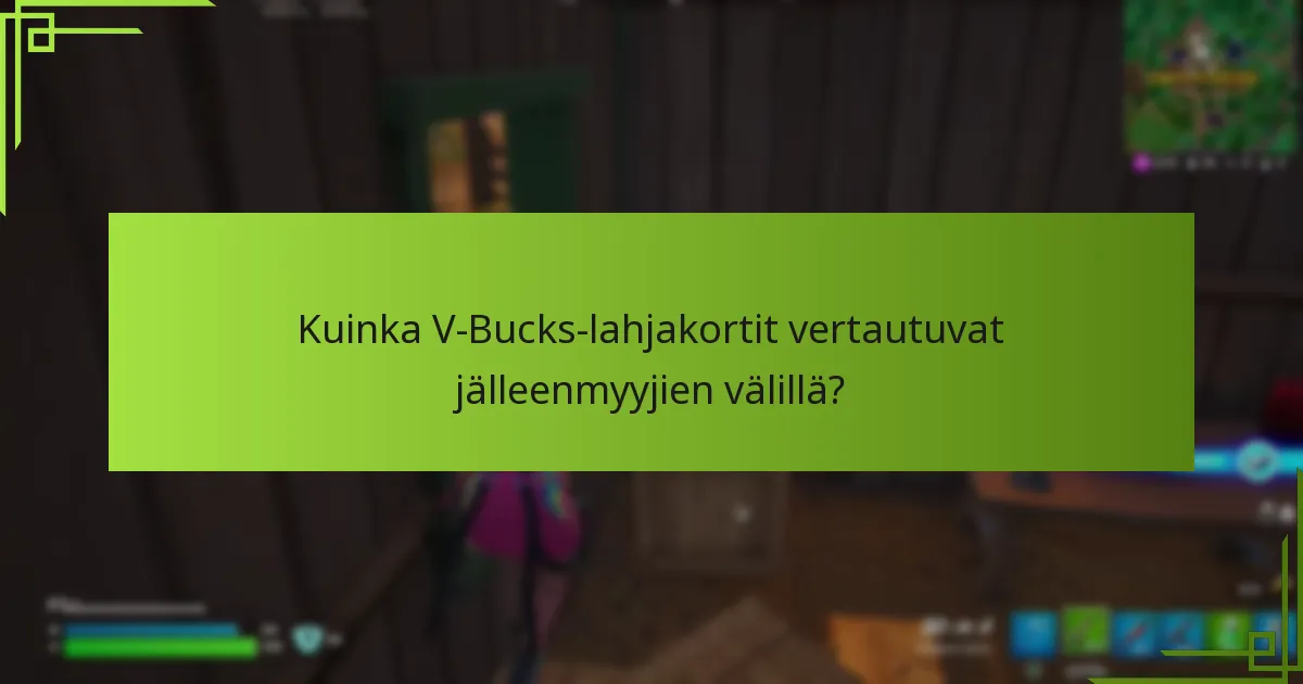 Millaisia alennuksia on saatavilla V-Bucks-lahjakorteille?
