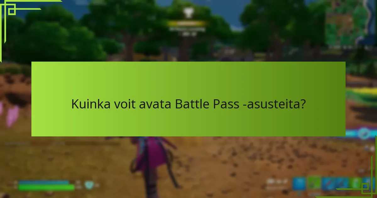 Mitkä ovat Battle Pass -asusteiden harvinaisuustasot?