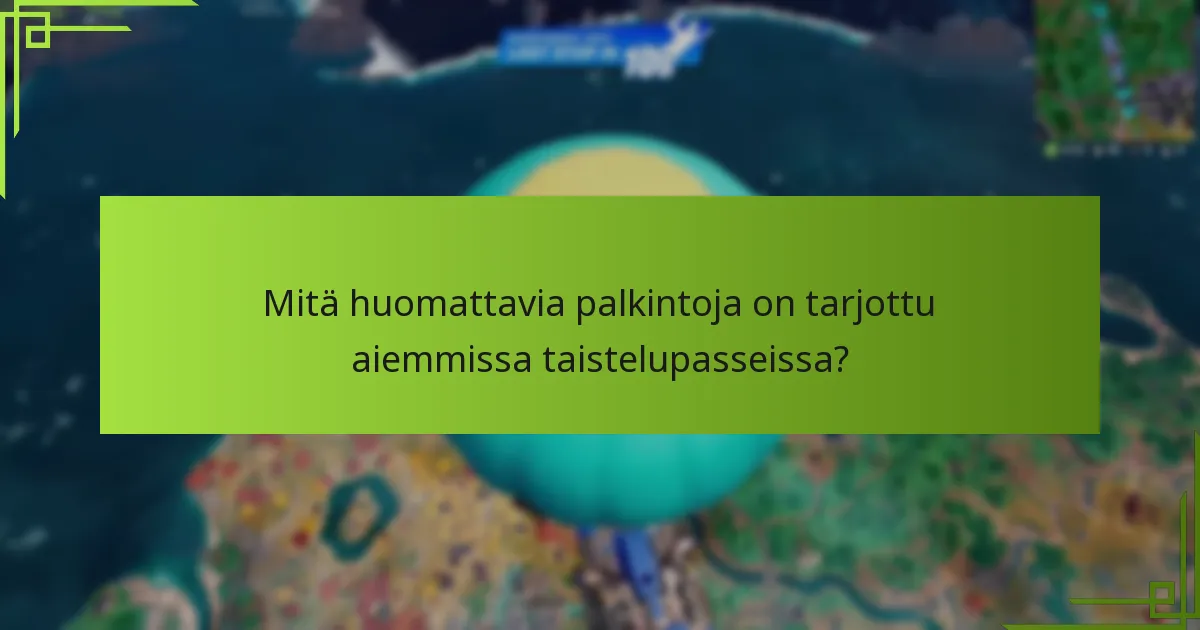 Mitkä haasteet ja teemat ovat määrittäneet aiempia taistelupassikausia?