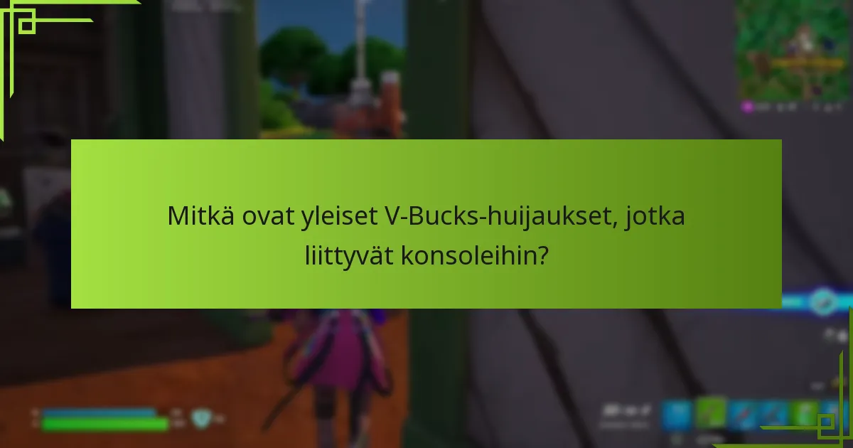 Kuinka voin tunnistaa V-Bucks-huijausten merkit?